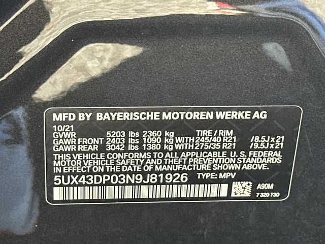 2022 BMW X3 sDrive30i