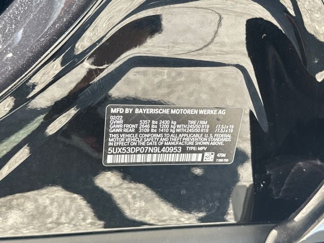 2022 BMW X3 xDrive30i