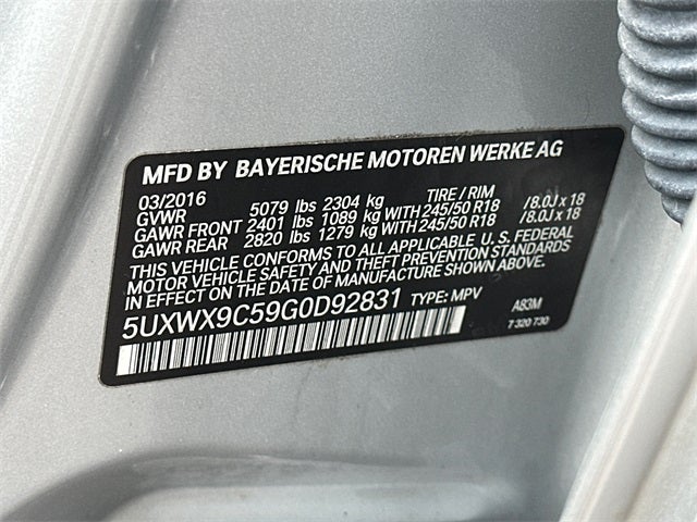 2016 BMW X3 xDrive28i