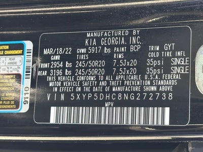 2022 Kia Telluride SX