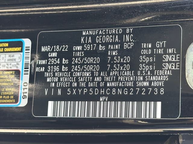 2022 Kia Telluride SX