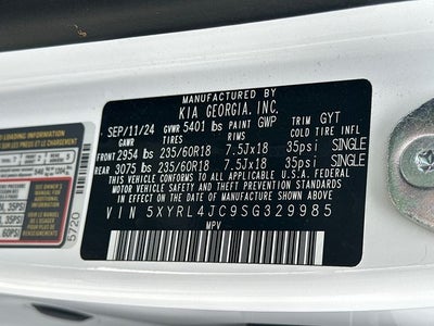 2025 Kia Sorento S