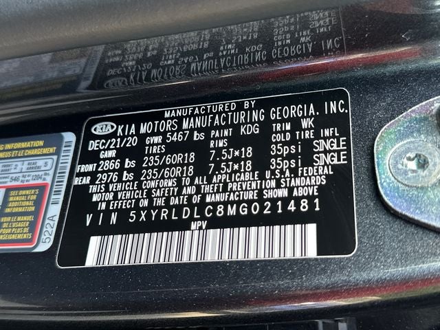 2021 Kia Sorento S