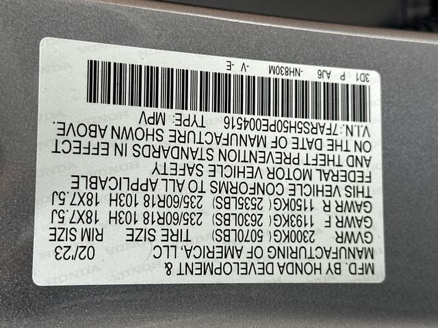 2023 Honda CR-V Hybrid Sport w/o BSI