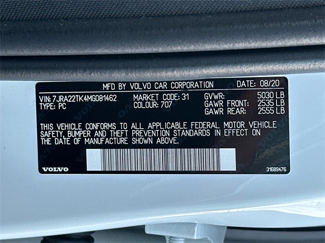 2021 Volvo S60 T6 Momentum