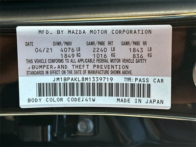 2021 Mazda Mazda3 Select