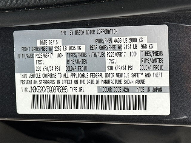 2016 Mazda Mazda CX-5 Touring