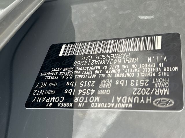 2022 Hyundai Sonata SEL