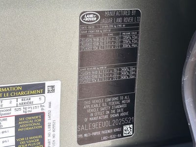 2020 Land Rover Defender 110 HSE
