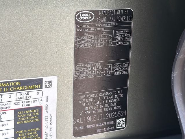 2020 Land Rover Defender 110 HSE