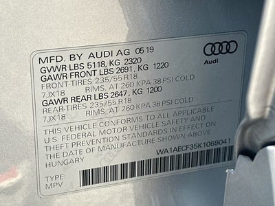 2019 Audi Q3 2.0T Premium quattro