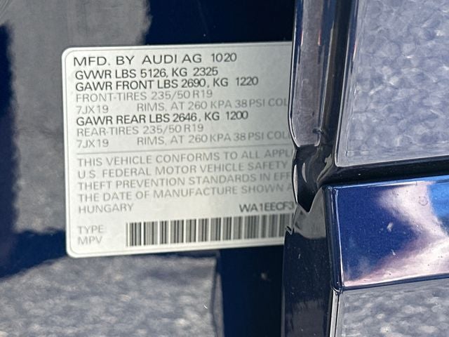 2021 Audi Q3 Premium Plus S Line quattro