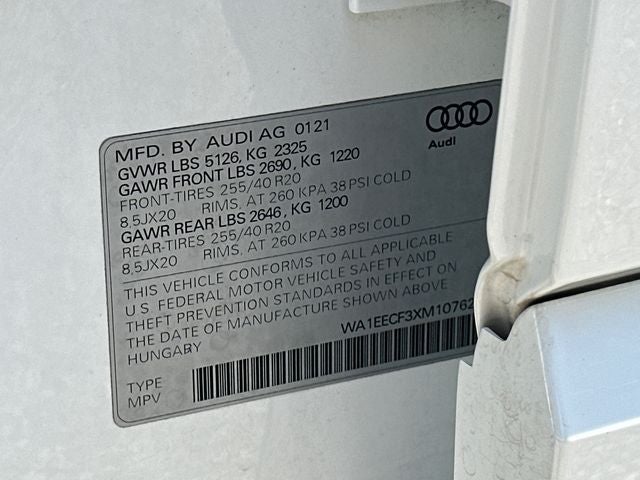 2021 Audi Q3 Premium Plus S Line quattro