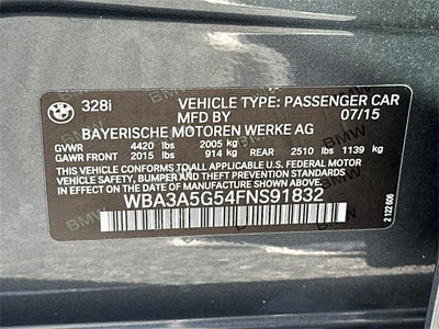 2015 BMW 3 Series 328i