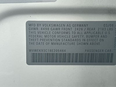 2008 Volkswagen Passat Lux