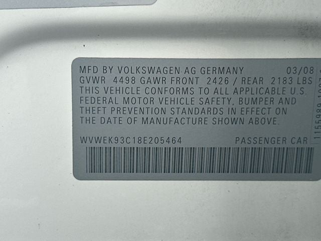 2008 Volkswagen Passat Lux