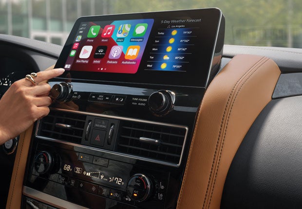 2024 INFINITI QX80 Key Features - WIRELESS APPLE CARPLAY® INTEGRATION | INFINITI of South Atlanta in Union City GA